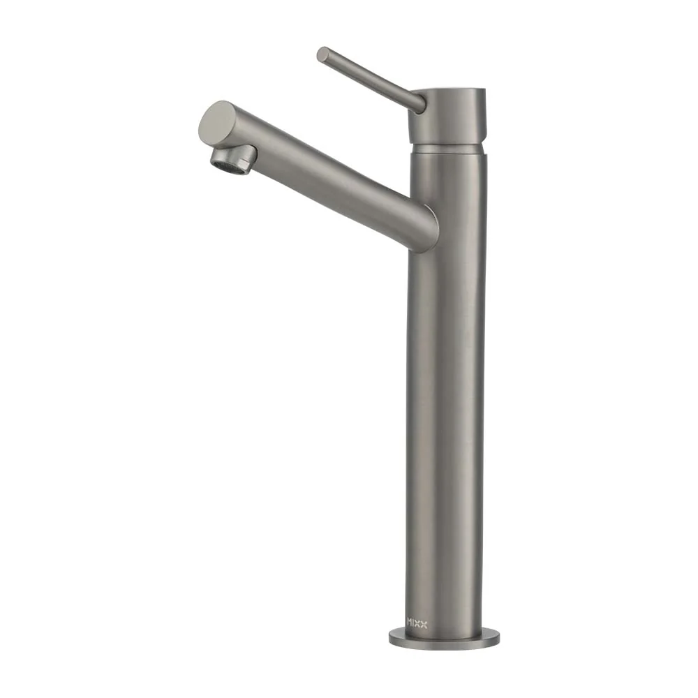 Mixx Anise Eco Tower Vessel Mixer Upswept Spout - Gun Metal