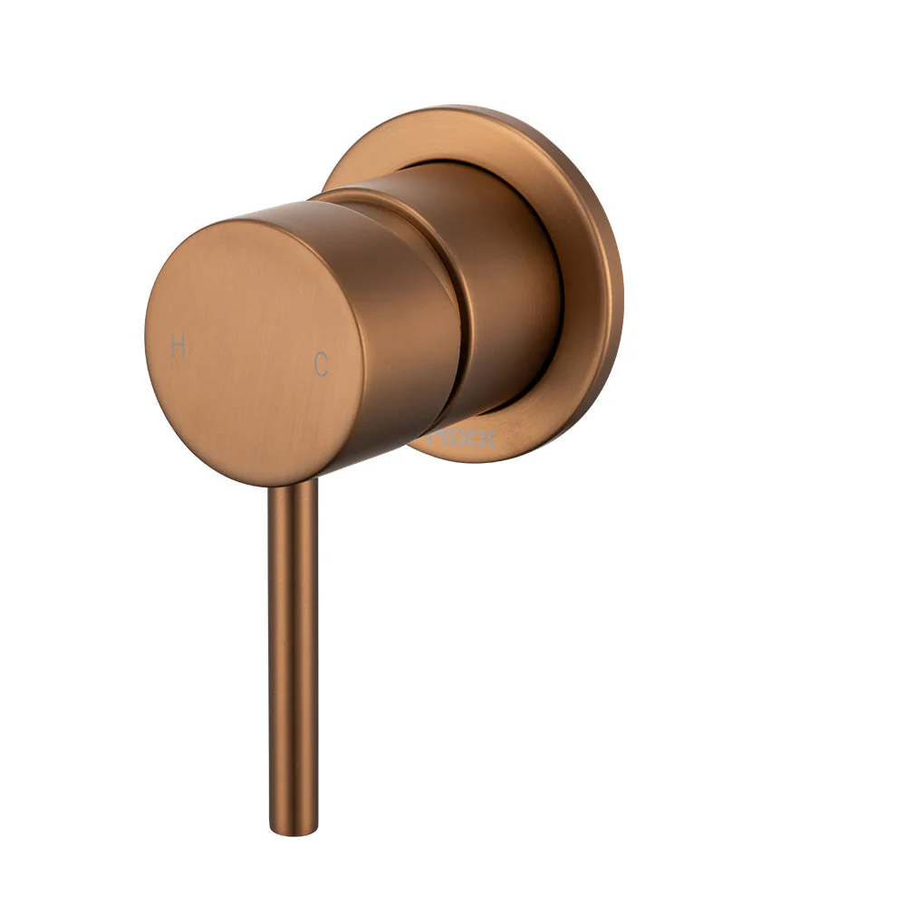Mixx Anise Shower Mixer (60mm Backplate) - Brushed Bronze