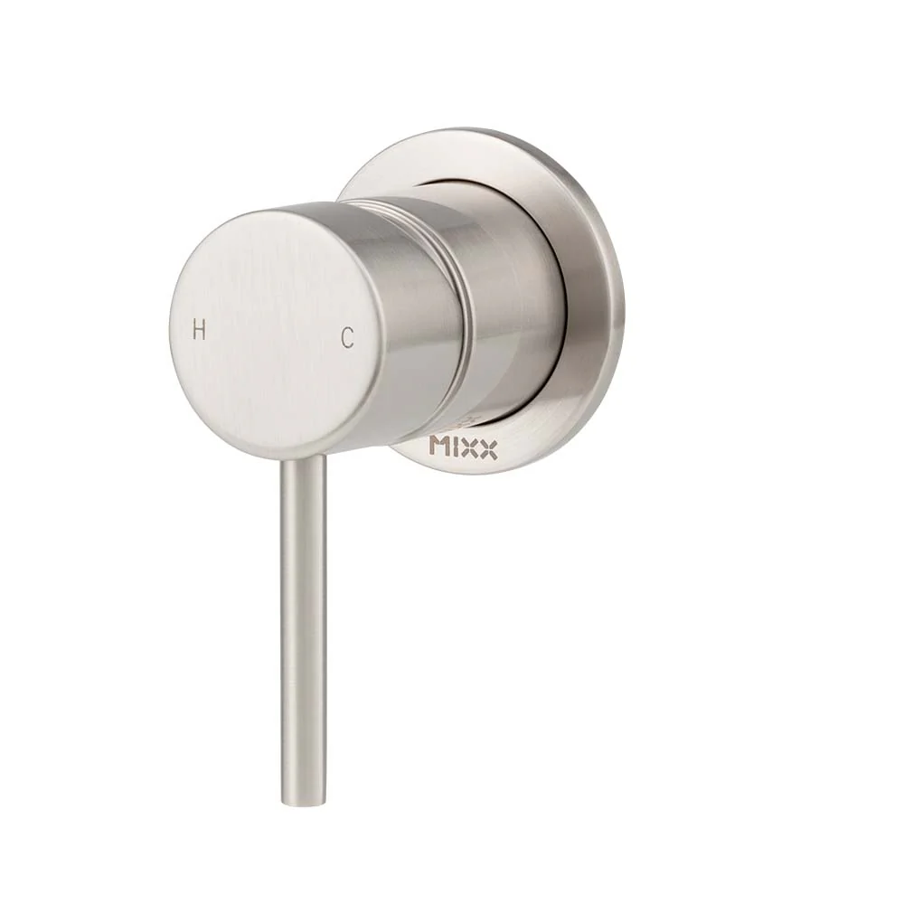 Mixx Anise Shower Mixer Trim Kit (60mm Backplate) - Brushed Nickel