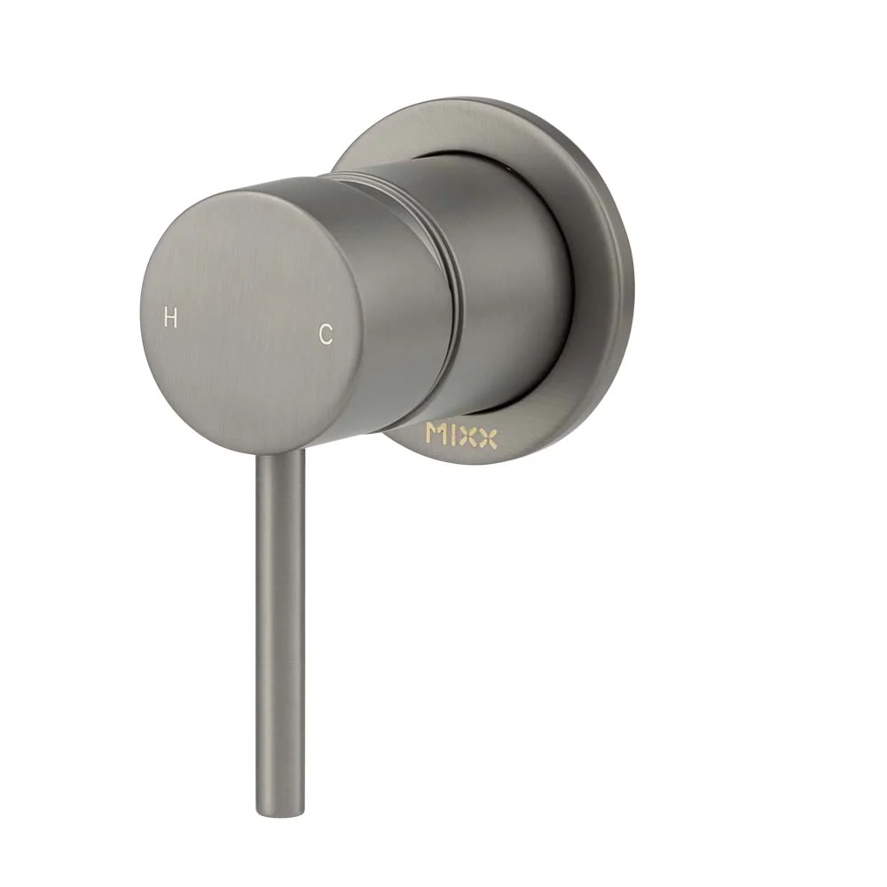 Mixx Anise Shower Mixer Trim Kit (60mm Backplate) - Gun Metal