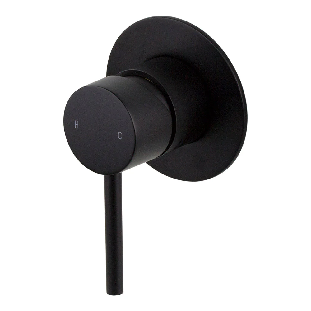 Mixx Anise Shower Mixer Trim Kit (80mm Backplate) - Matt Black