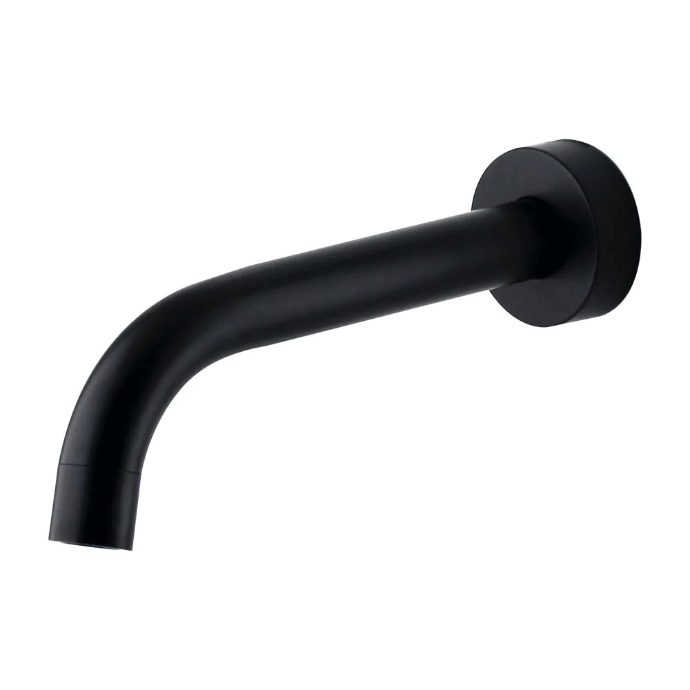 Mixx Anise Wall Basin Spout 180mm - Matt Black