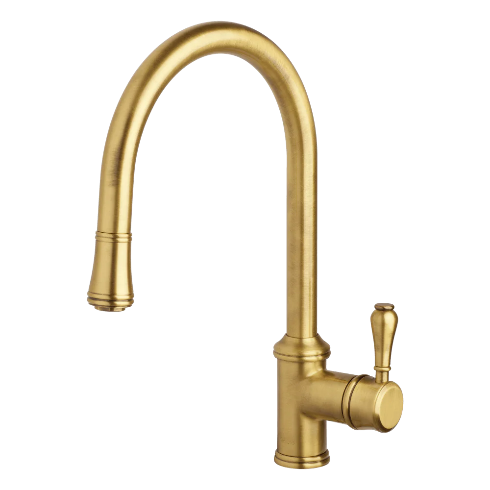Armando Vicario Provincial Single Lever Kitchen Pull Out Mixer - Lead Free -Bronze