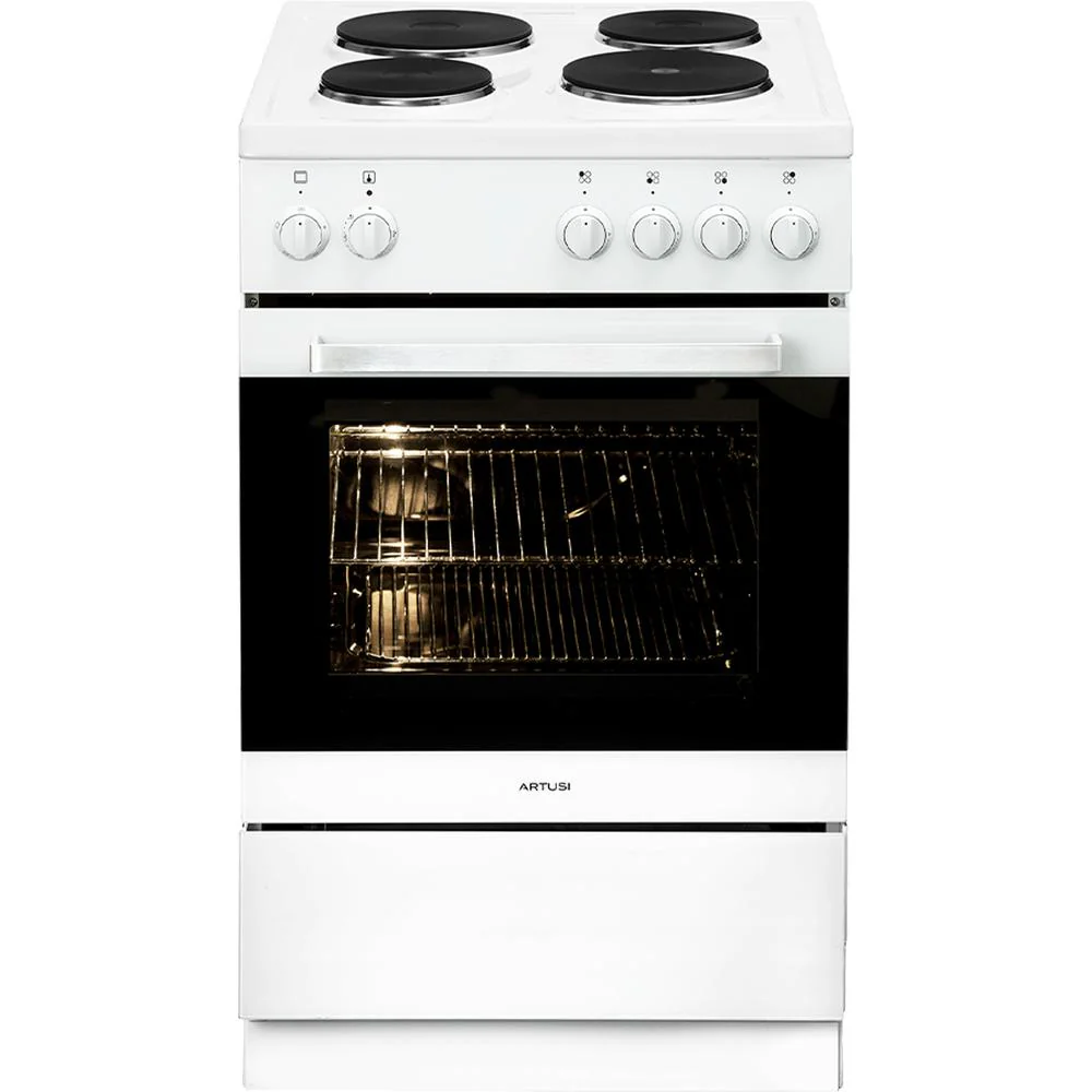 Artusi 54cm Freestanding Range Cooker - White