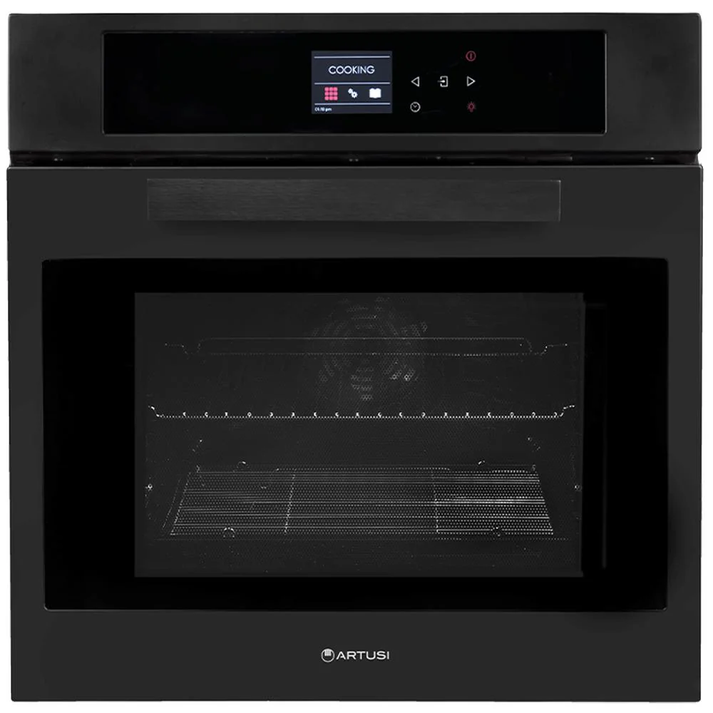 Artusi 60cm Built-in Electric Oven - Matt Black