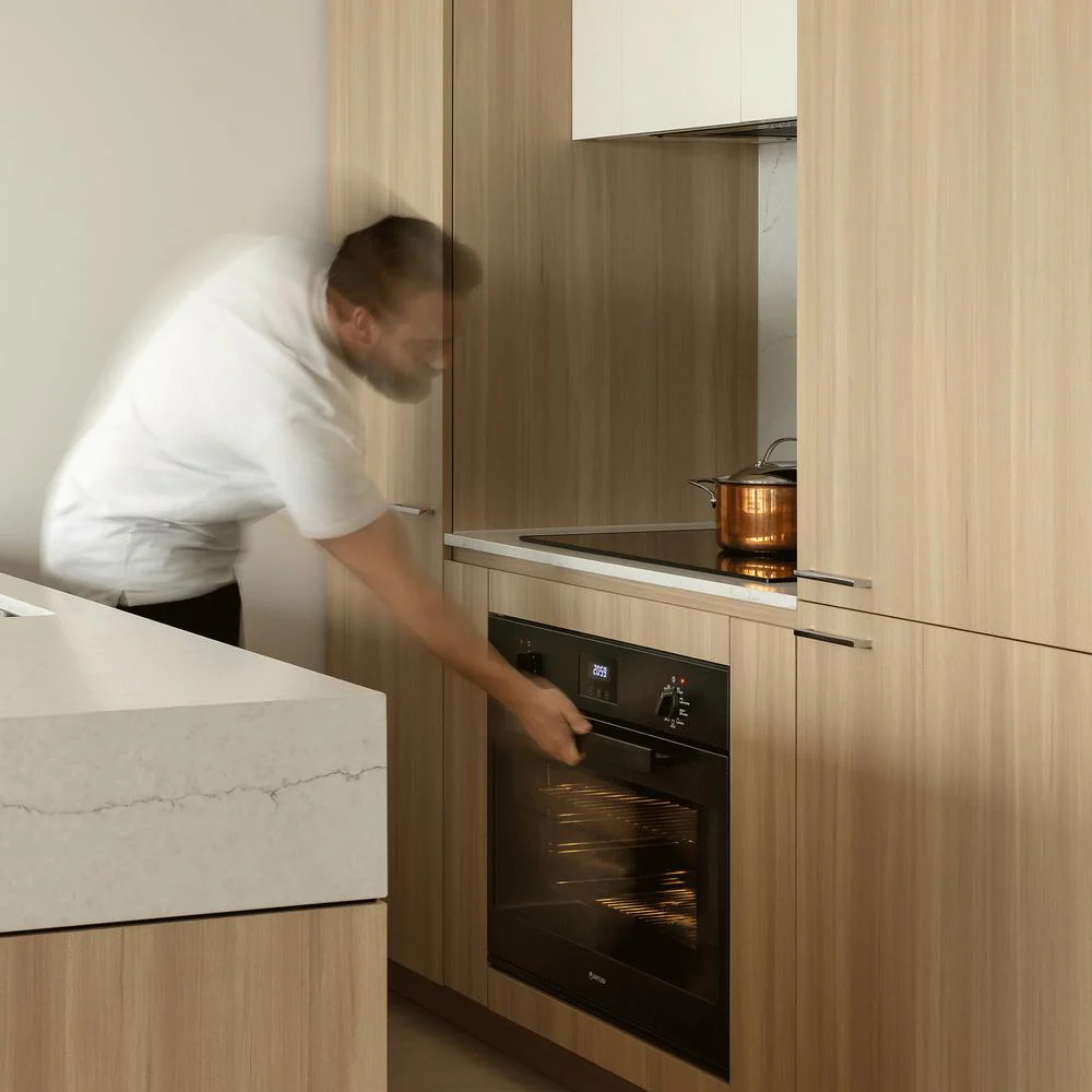 Artusi 60cm Built-in Electric Oven - Matt Black - Image 3
