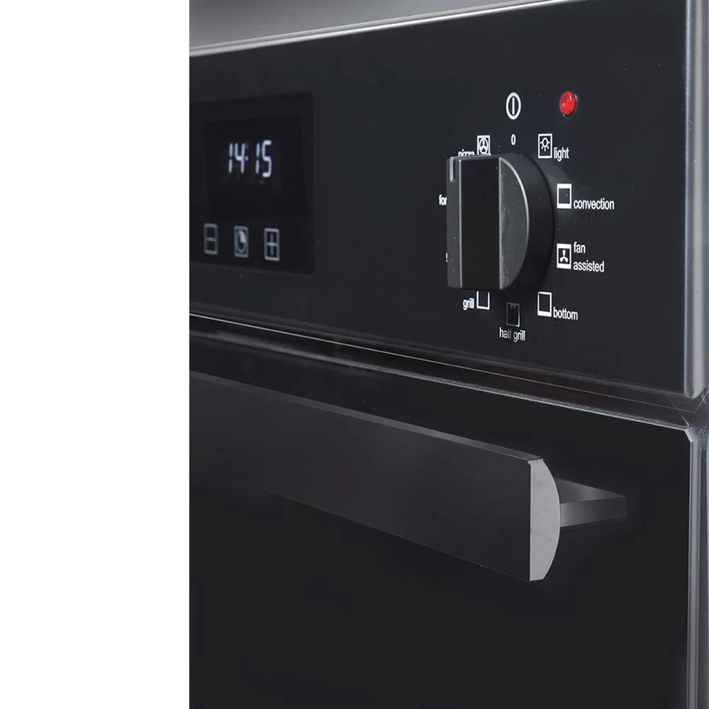 Artusi 60cm Built-in Electric Oven - Matt Black - Image 5