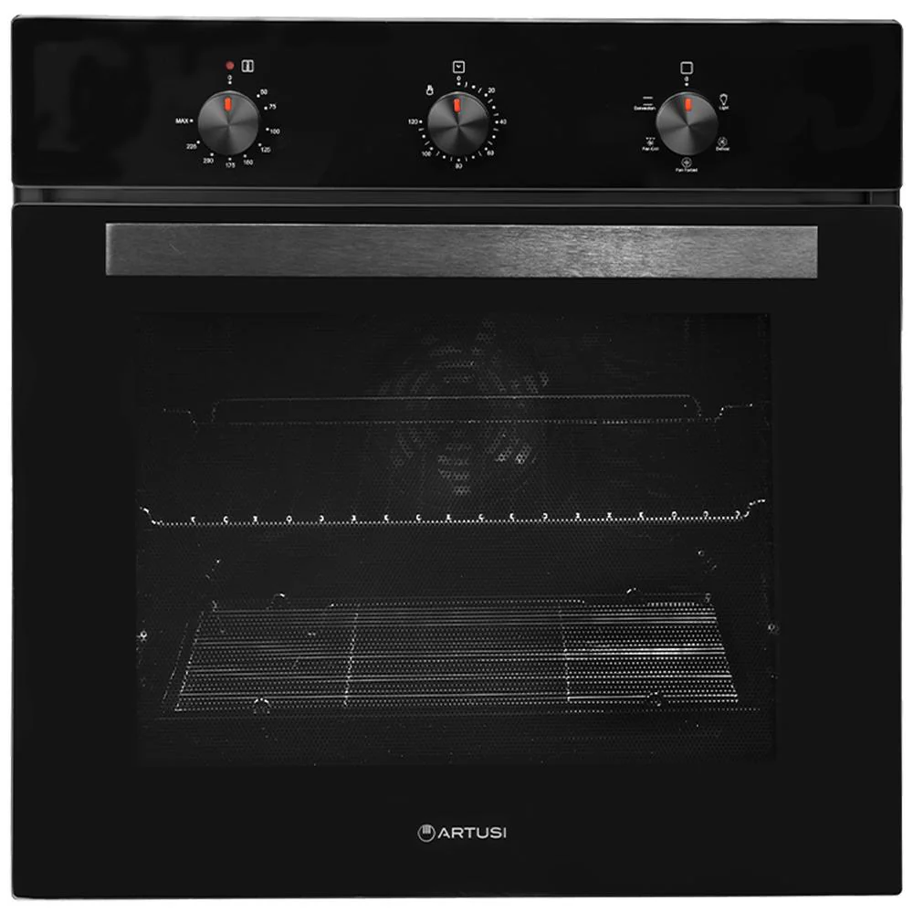 Artusi 60cm Built-in Electric Oven - Black