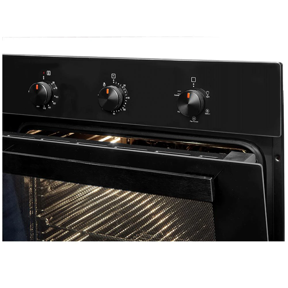 Artusi 60cm Built-in Electric Oven - Black - Image 2