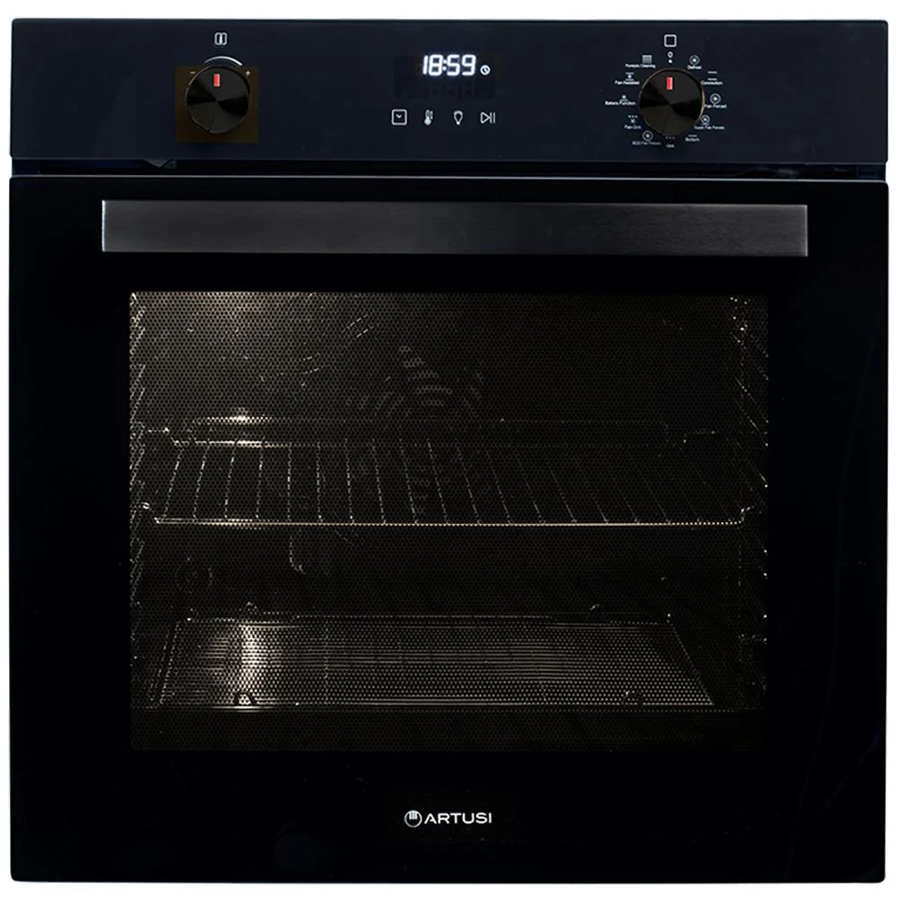 Artusi 60cm Built-in Pyrolytic Oven - Black