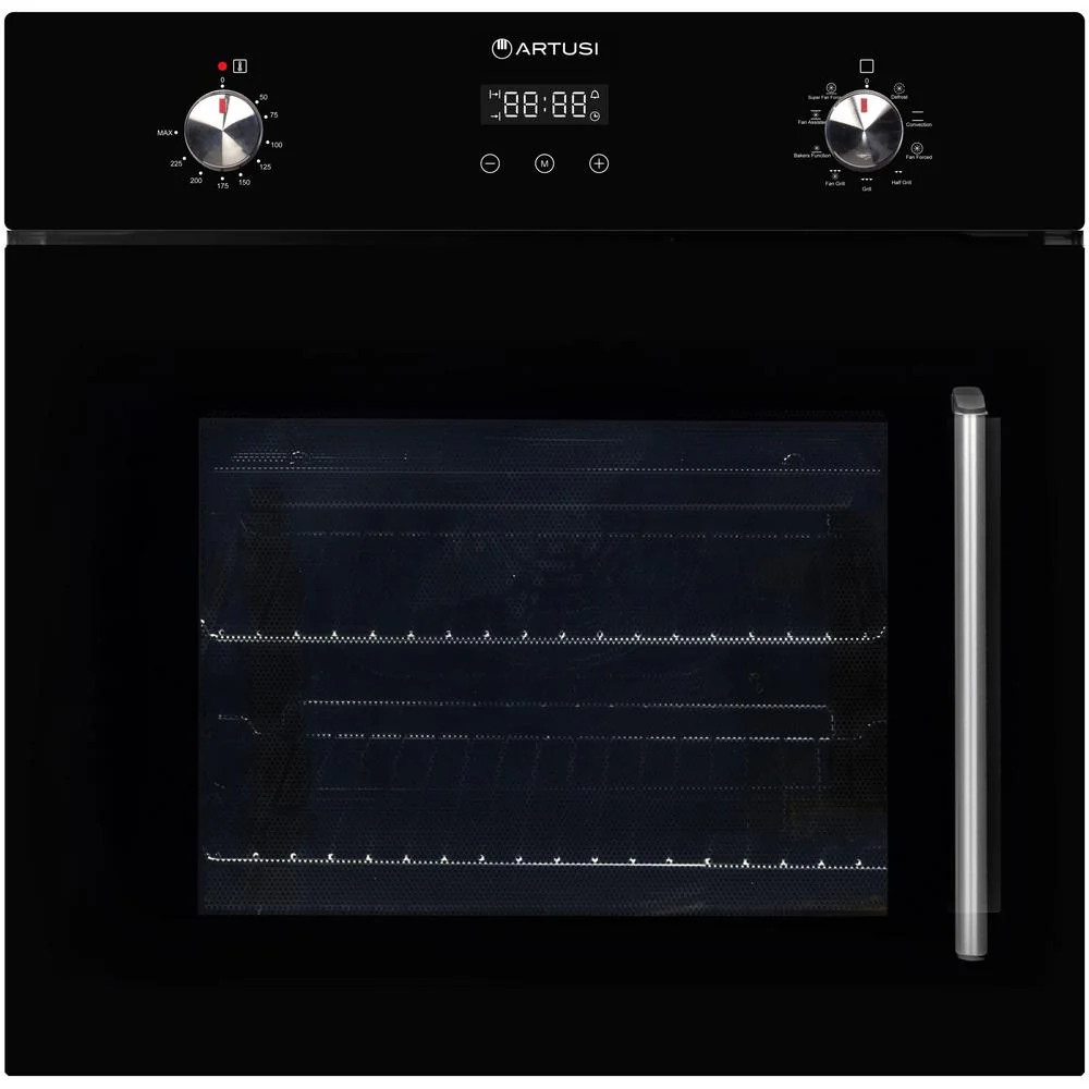 Artusi 60cm Built-in Side-Opening Electric Oven - Black