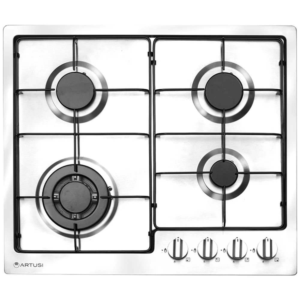 Artusi 60cm Gas Cooktop - Stainless Steel