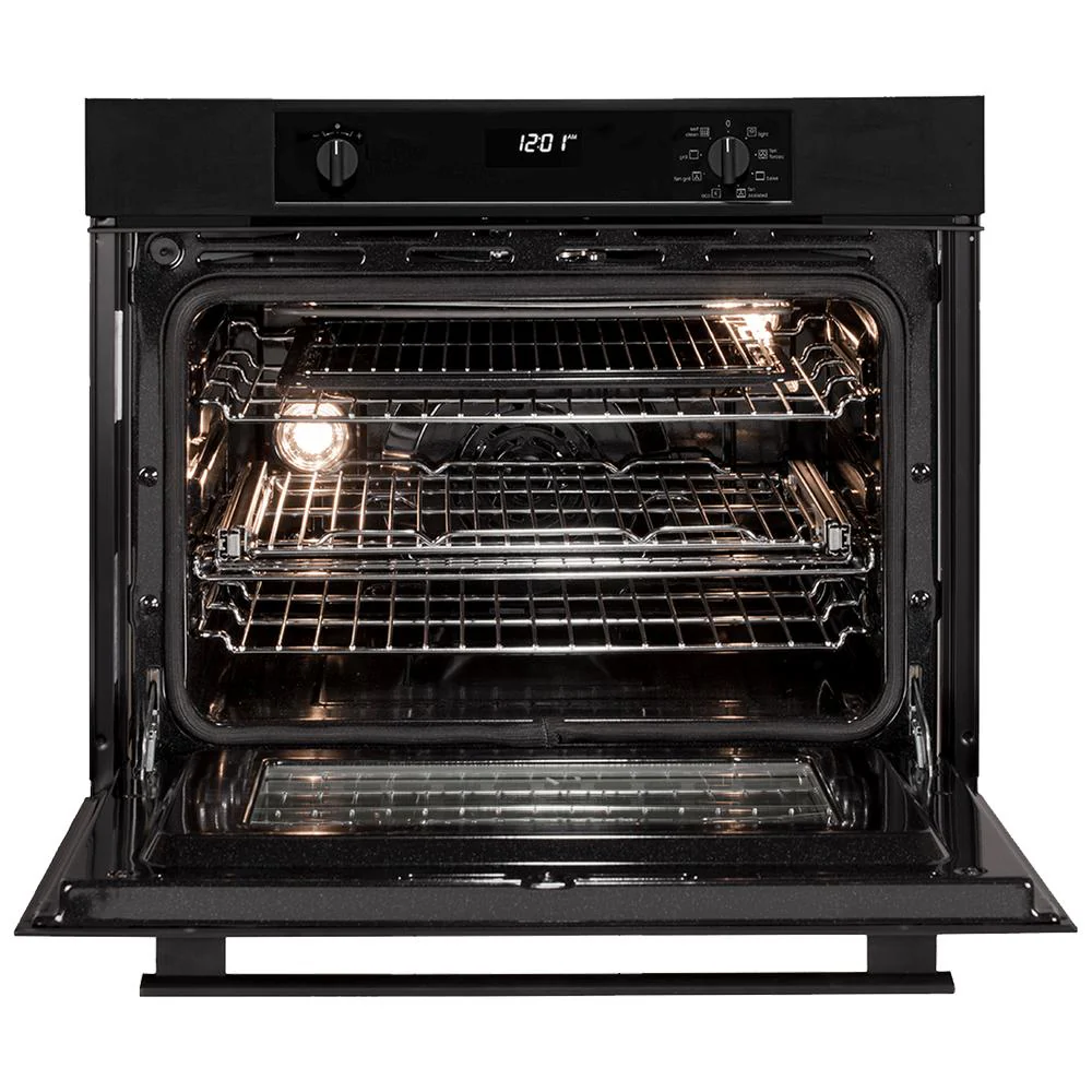 Artusi 75cm Built-in Pyrolytic Oven - Matt Black - Image 2