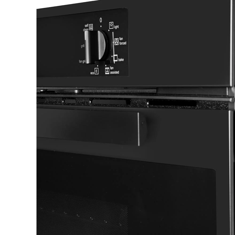 Artusi 75cm Built-in Pyrolytic Oven - Matt Black - Image 3