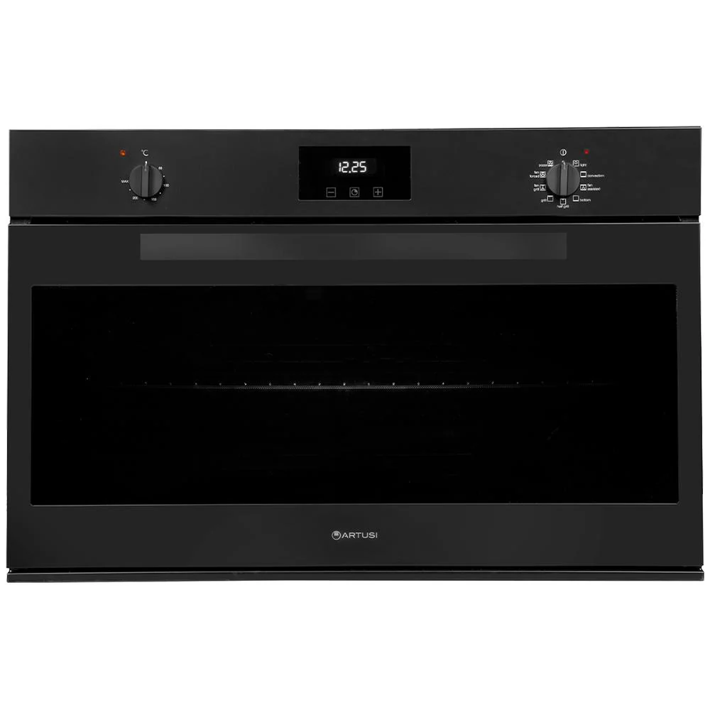 Artusi 90cm Built-in Electric Oven - Matt Black