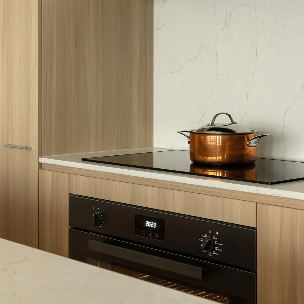 Artusi 90cm Built-in Electric Oven - Matt Black - Image 2