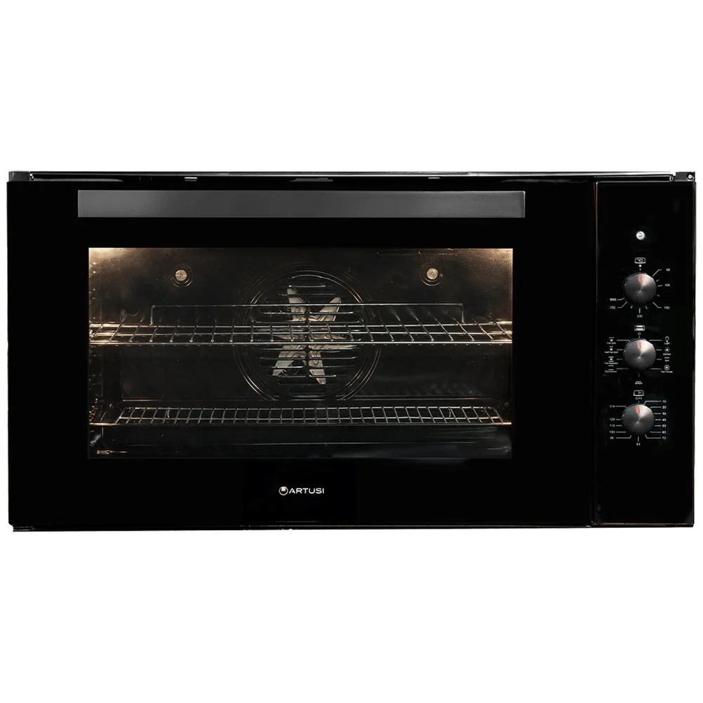 Artusi 90cm Built-in Electric Oven - Black