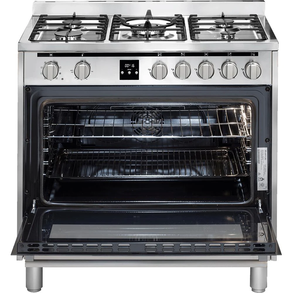 Artusi 90cm Freestanding Cooker - Stainless Steel - Image 2