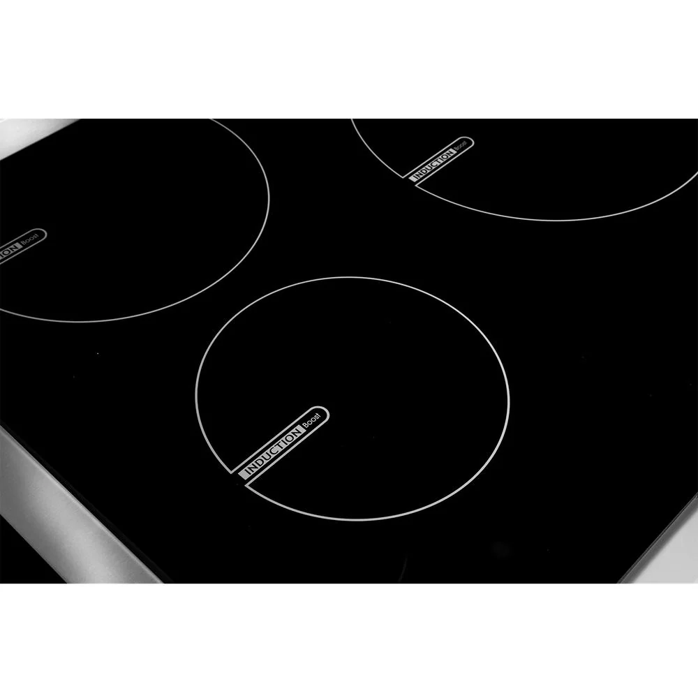 Artusi 90cm Freestanding Cooker with Induction - Black - Image 2