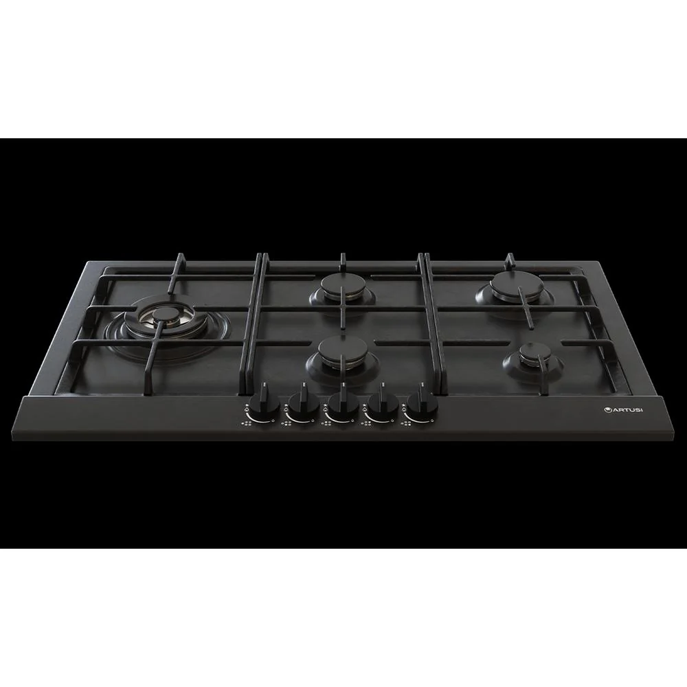 Artusi 90cm Gas Cooktop - Matte Black - Image 7