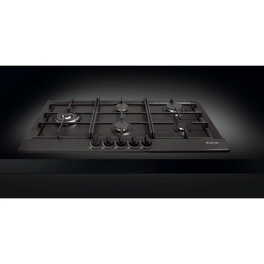 Artusi 90cm Gas Cooktop - Matte Black - Image 8