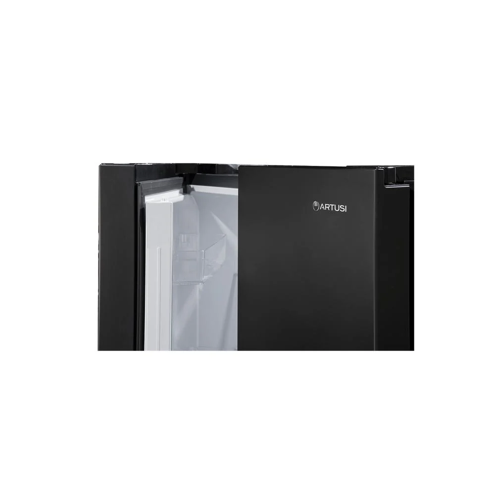 Artusi Freestanding Refrigerator - Matt Black - Image 2