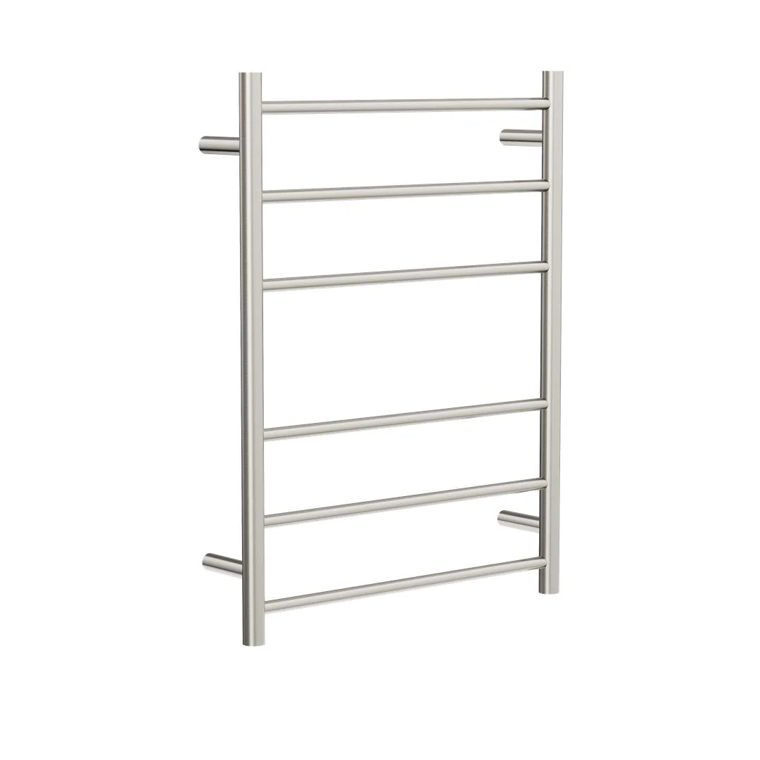 Linsol Avid 6 Bar Heated Towel Rail - Brushed Nickel