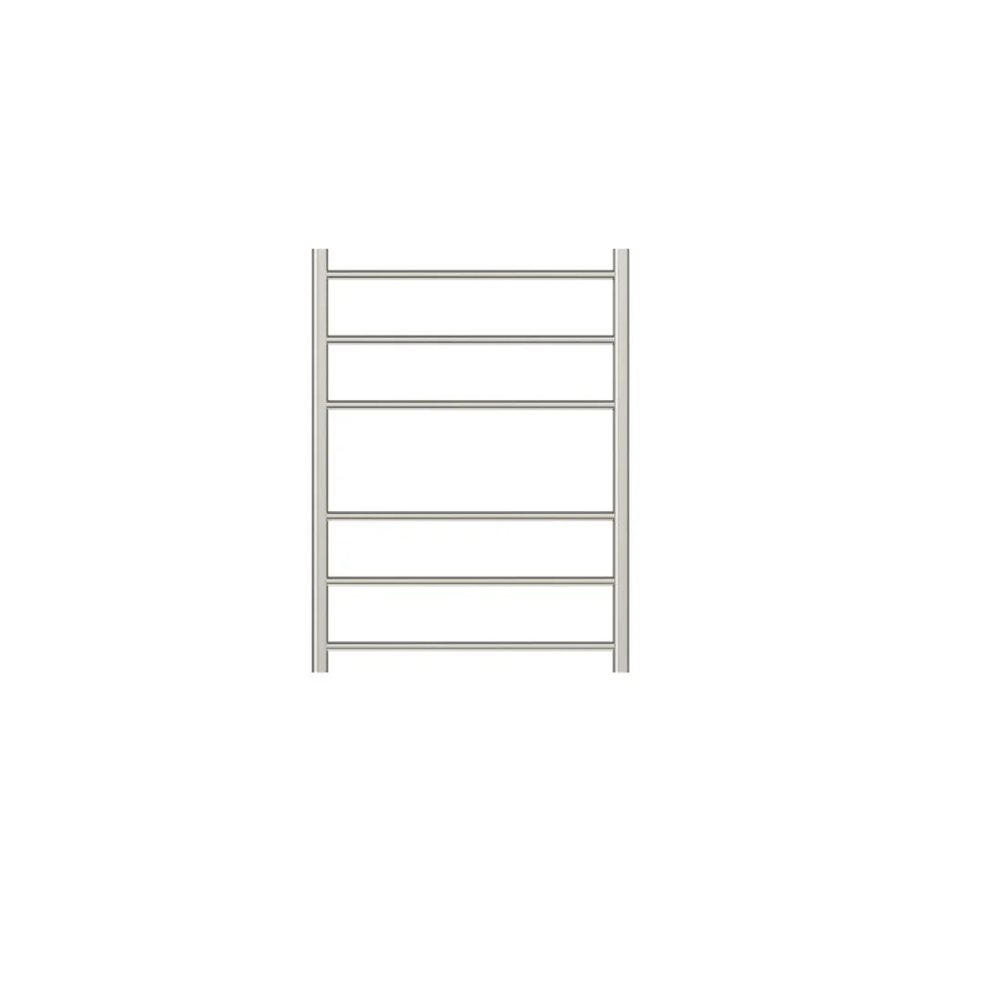 Linsol Avid 6 Bar Heated Towel Rail - Brushed Nickel - Image 2