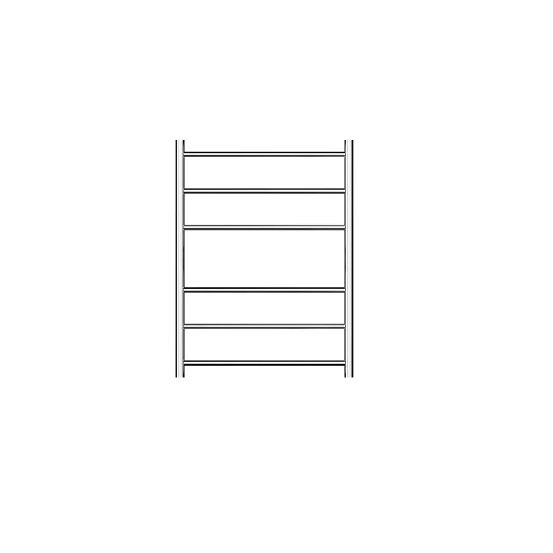 Linsol Avid 6 Bar Heated Towel Rail - Chrome - Image 2