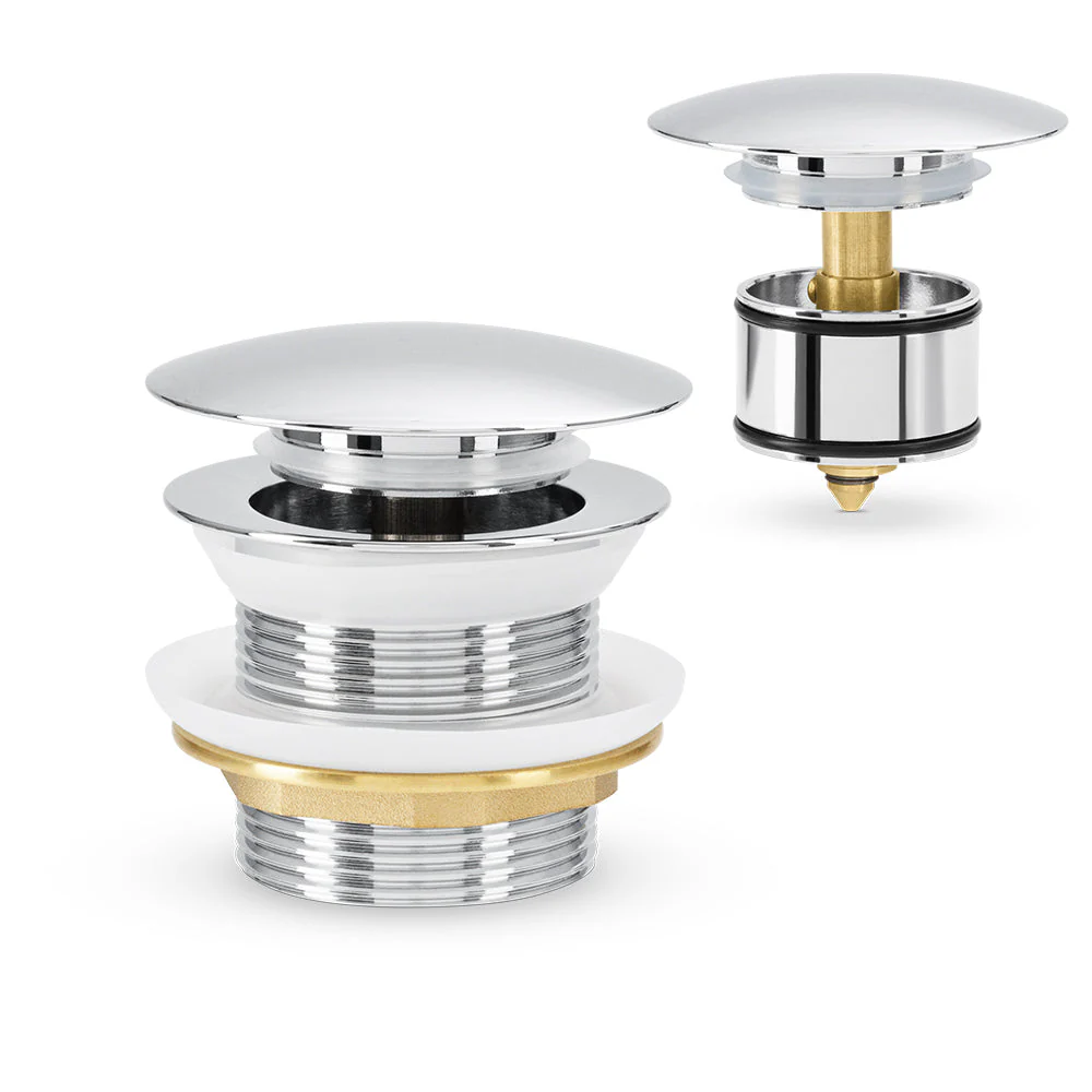 Mixx Bath Dome Pop Up Waste 40mm With Pullout Centre - Chrome