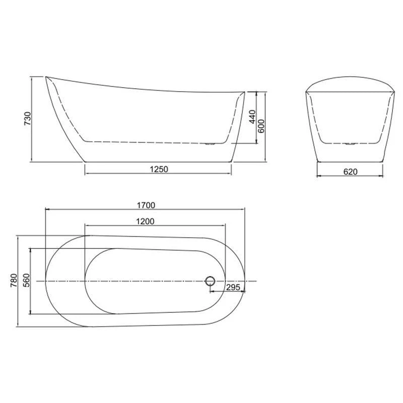 Belbagno Romano Freestanding Bath Tub - Image 4