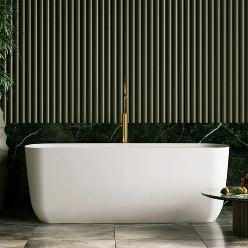 Belbagno Terriccio Freestanding Bath Tub - Matte White - Image 3