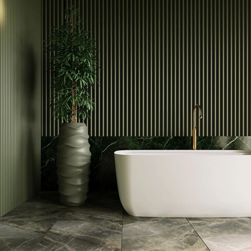 Belbagno Terriccio Freestanding Bath Tub - Matte White - Image 4