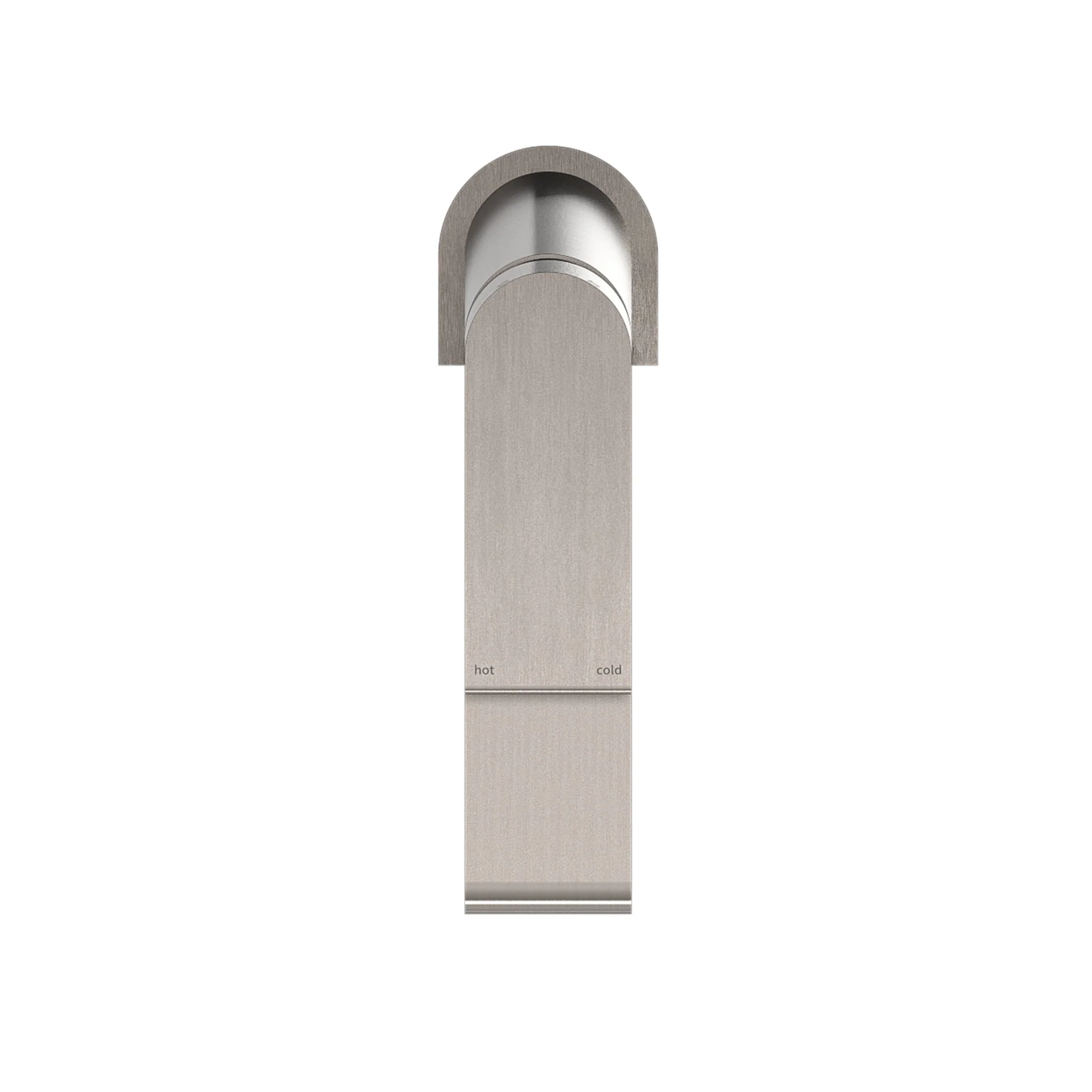 Nero Bianca Basin Mixer - Brushed Nickel - Image 2