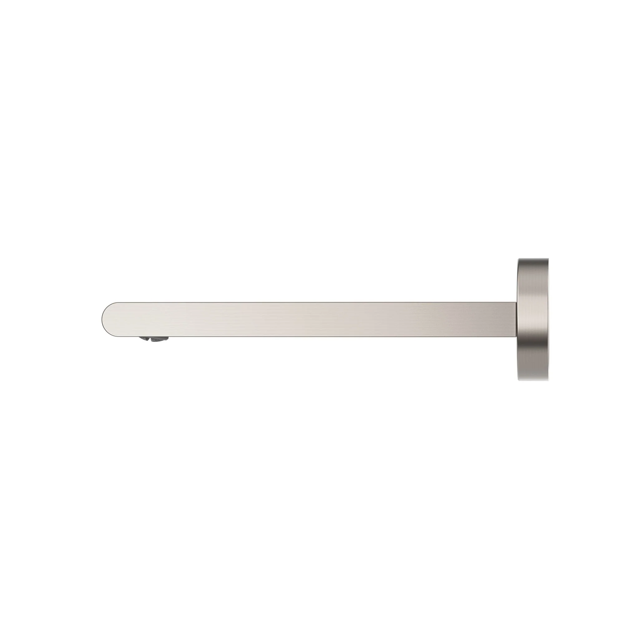 Nero Bianca Fixed Basin/Bath Spout 200mm - Brushed Nickel - Image 2