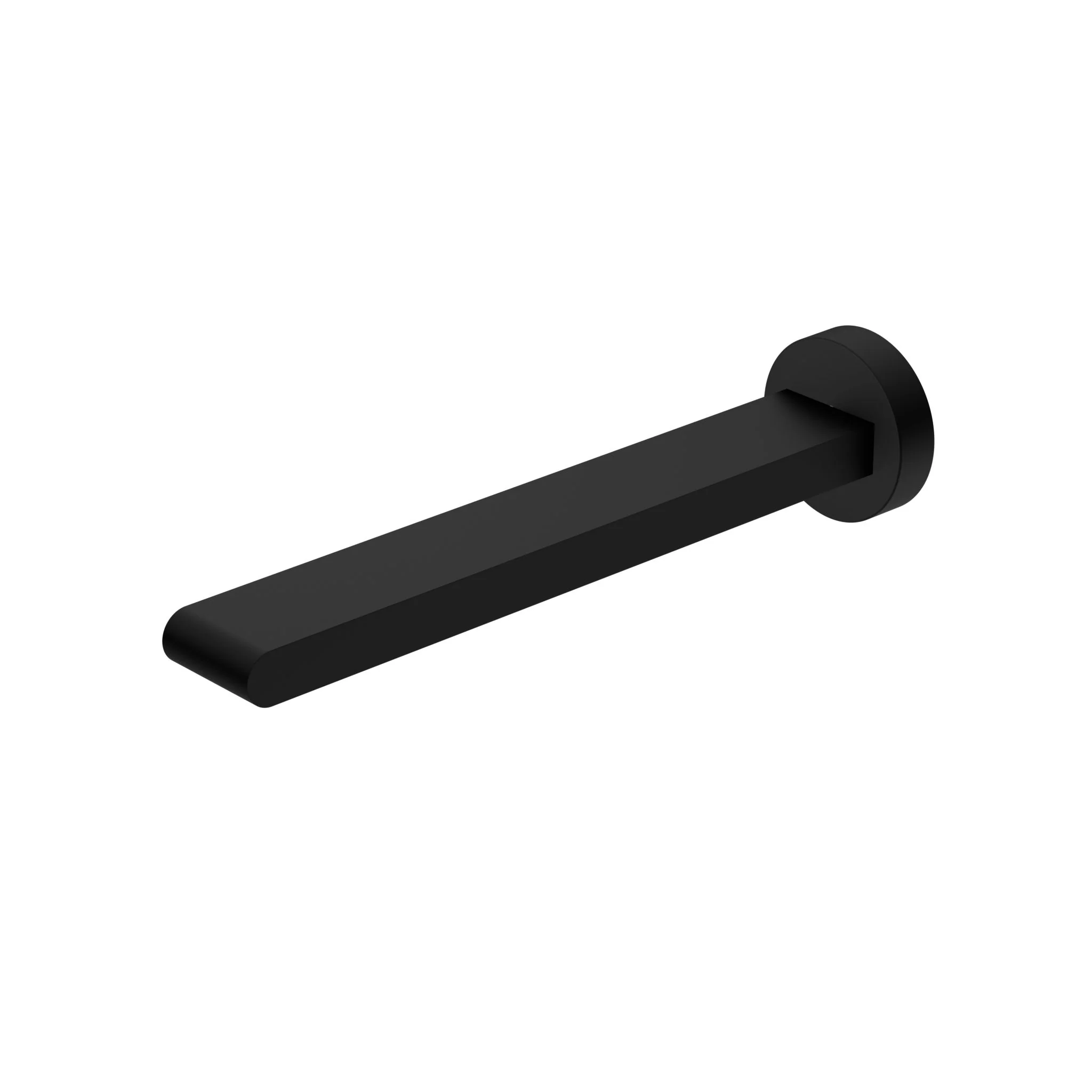 Nero Bianca Fixed Basin/Bath Spout 240mm - Black Matte