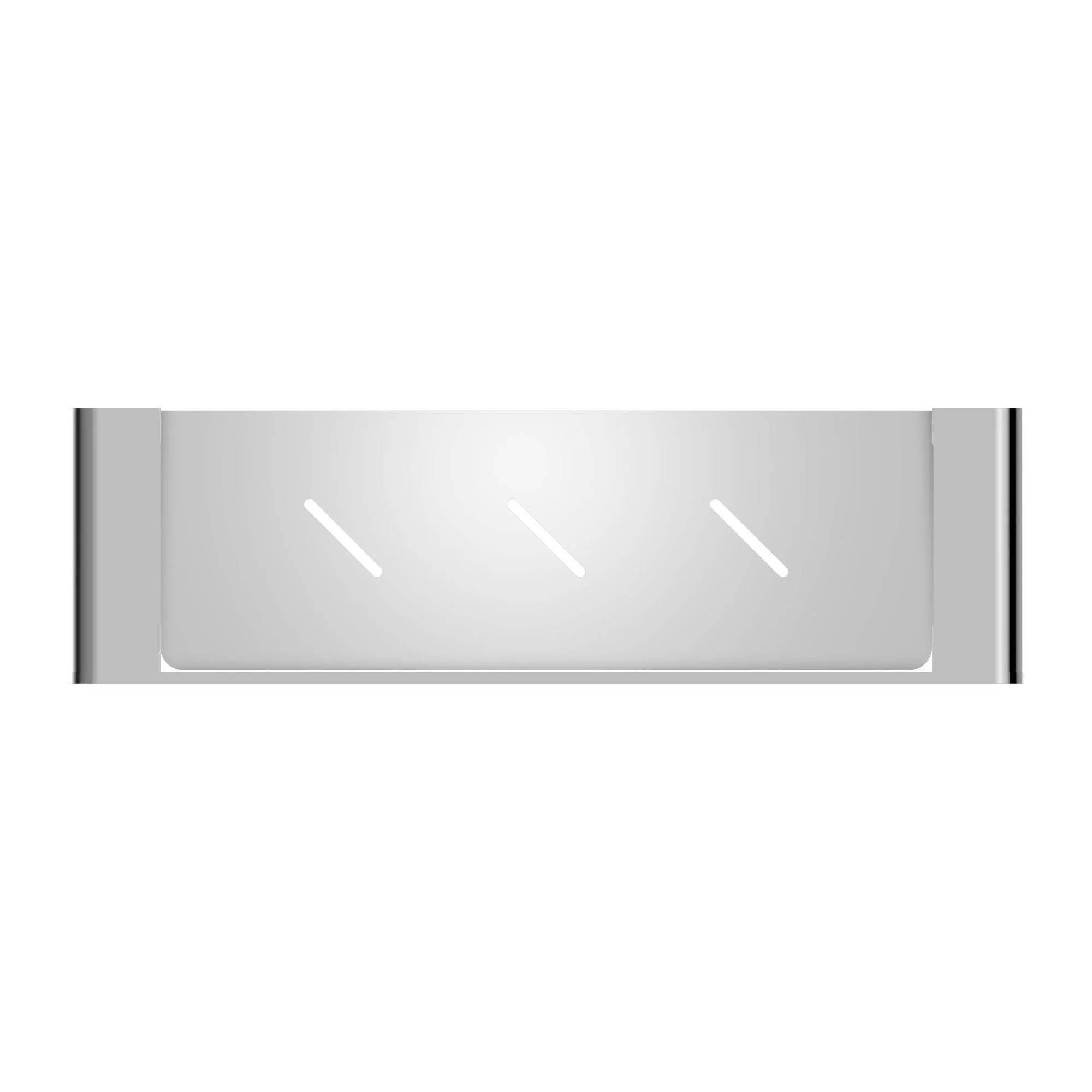 Nero Bianca Metal Shower Shelf - Chrome - Image 3