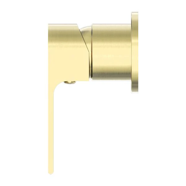 Nero Bianca Shower Mixer 60mm Plate - Brushed Gold - Image 3
