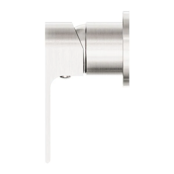 Nero Bianca Shower Mixer 60mm Plate - Brushed Nickel - Image 3