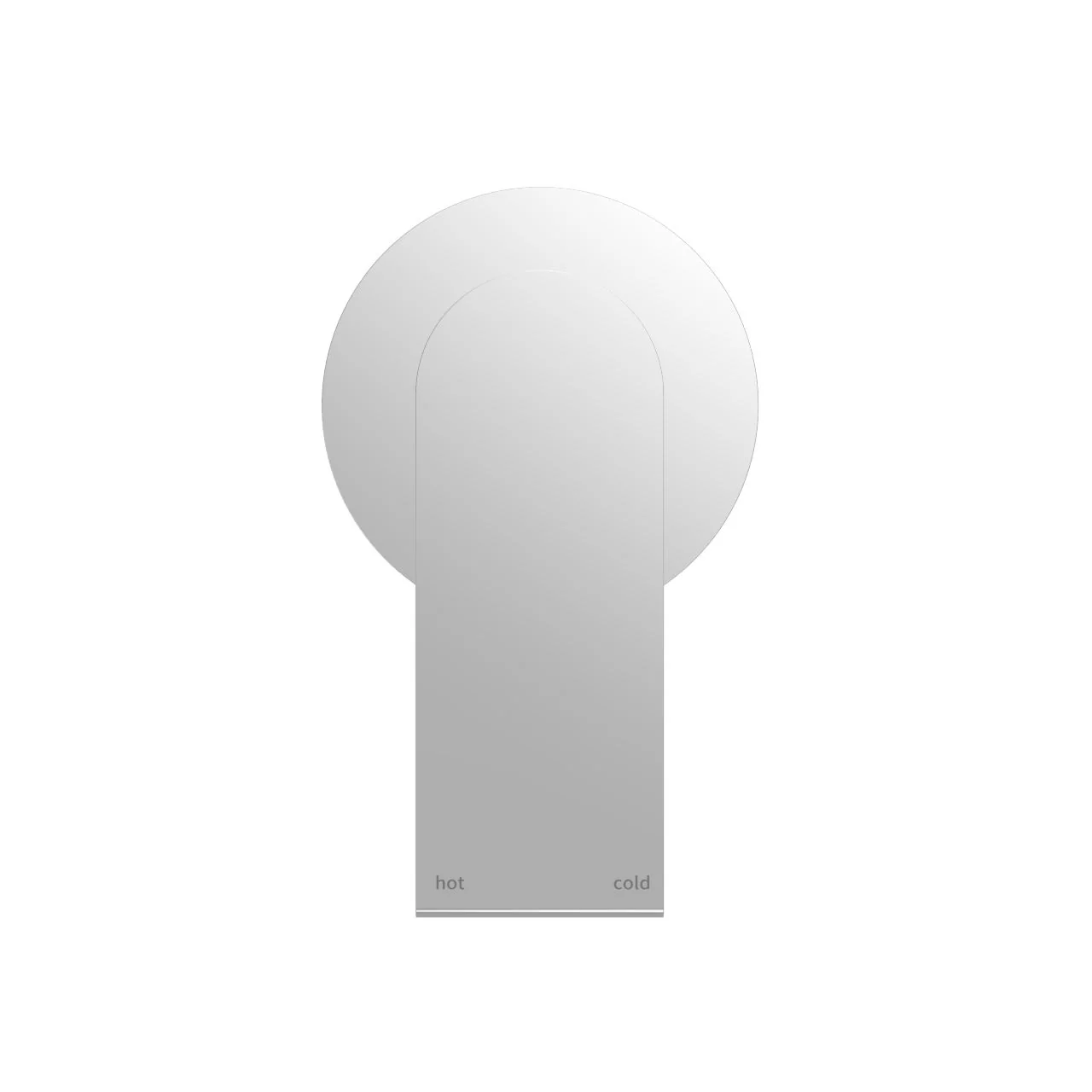 Nero Bianca Shower Mixer 80mm Plate - Chrome - Image 3