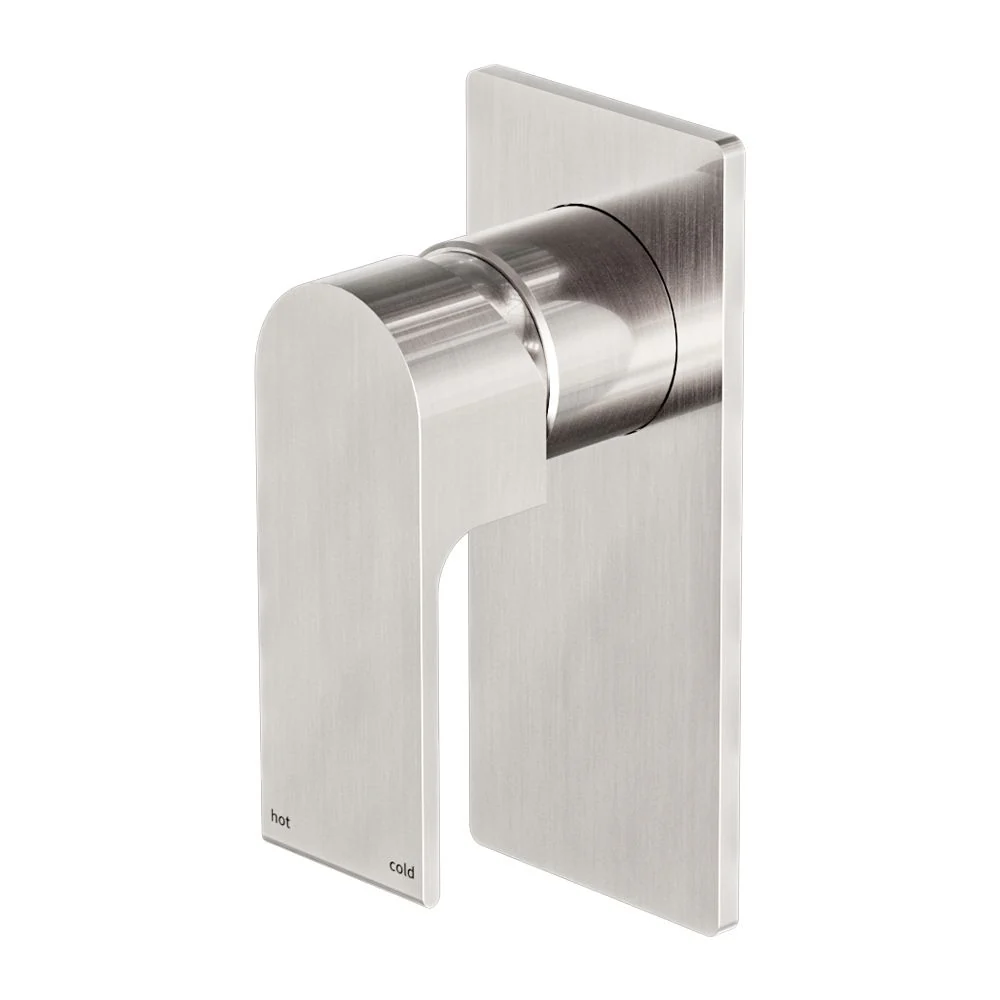 Nero Bianca Shower Mixer - Brushed Nickel
