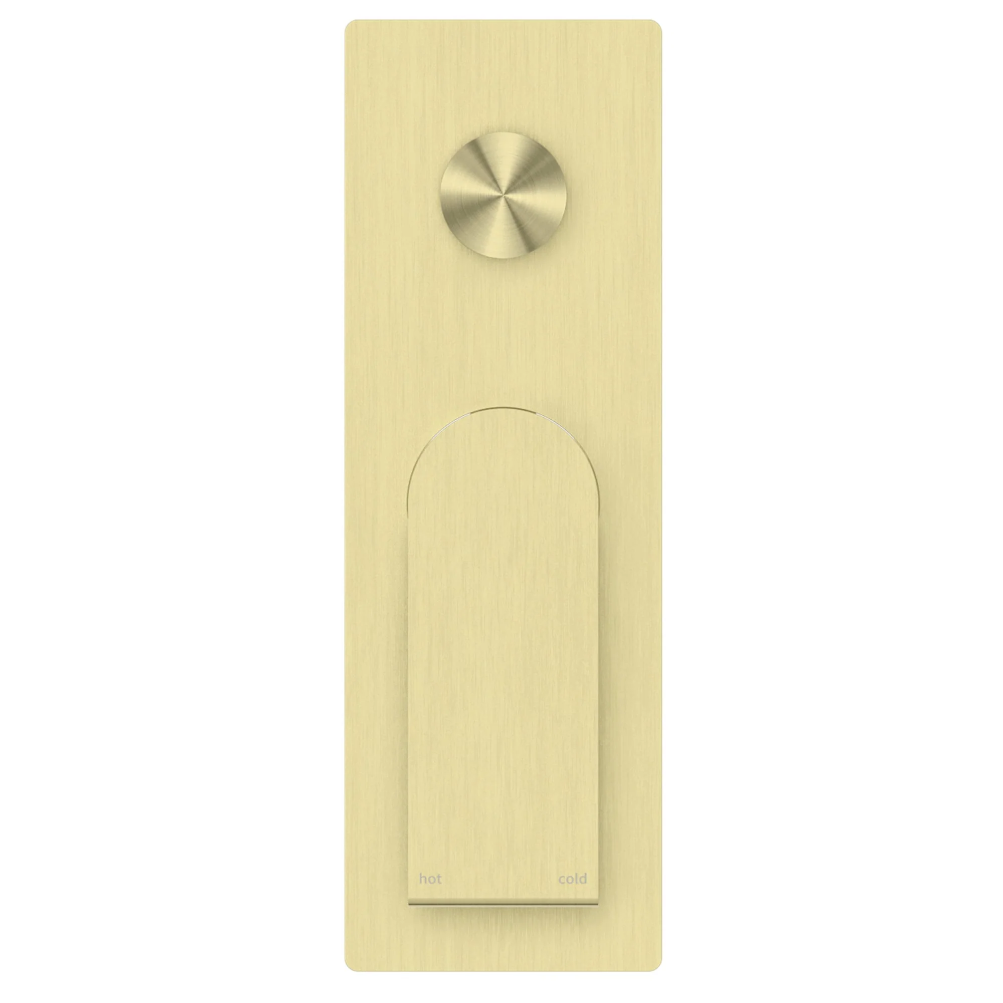 Nero Bianca Shower Mixer With Diverter - Brushed Gold - Image 2
