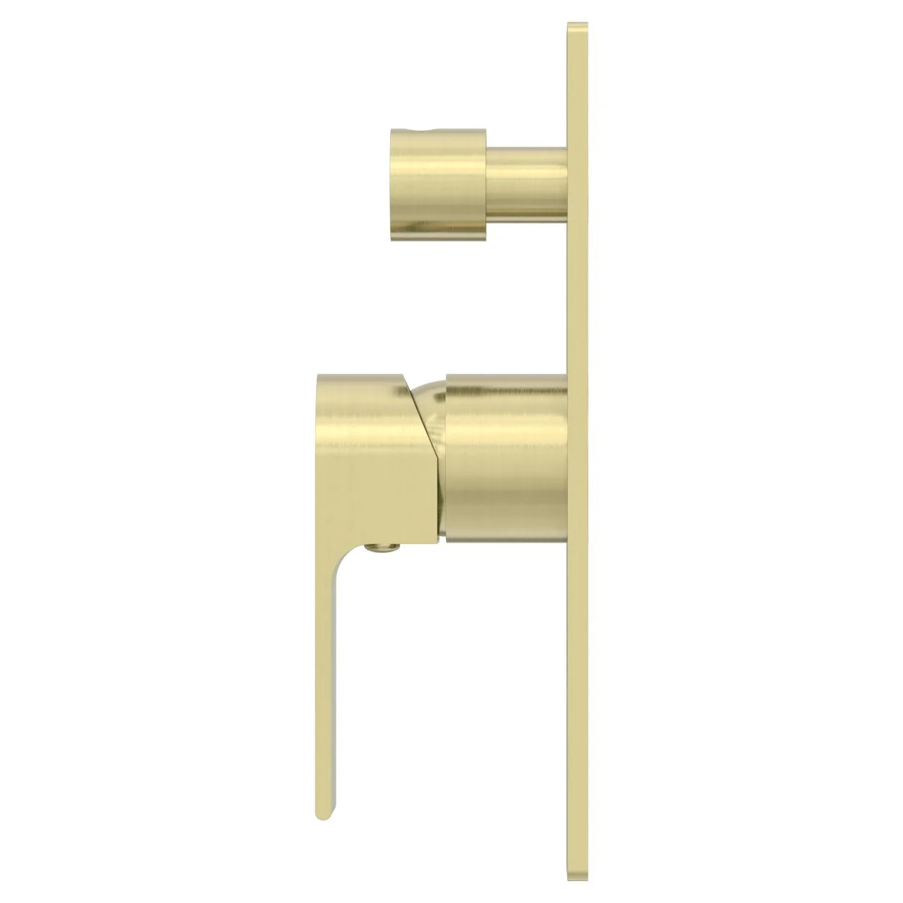 Nero Bianca Shower Mixer With Diverter - Brushed Gold - Image 3