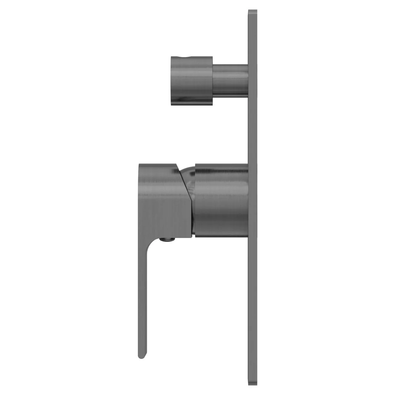 Nero Bianca Shower Mixer With Diverter - Gun Metal - Image 3
