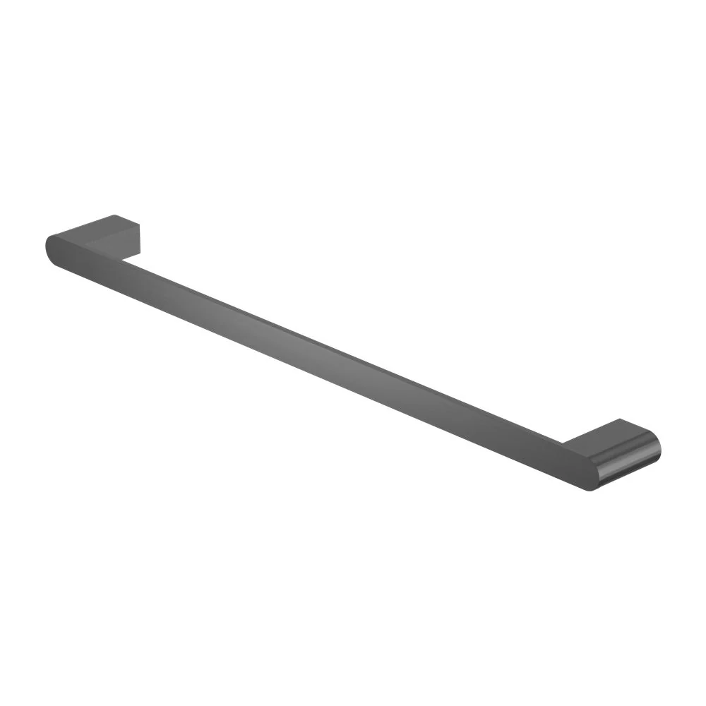 Nero Bianca Single Towel Rail - Gun Metal