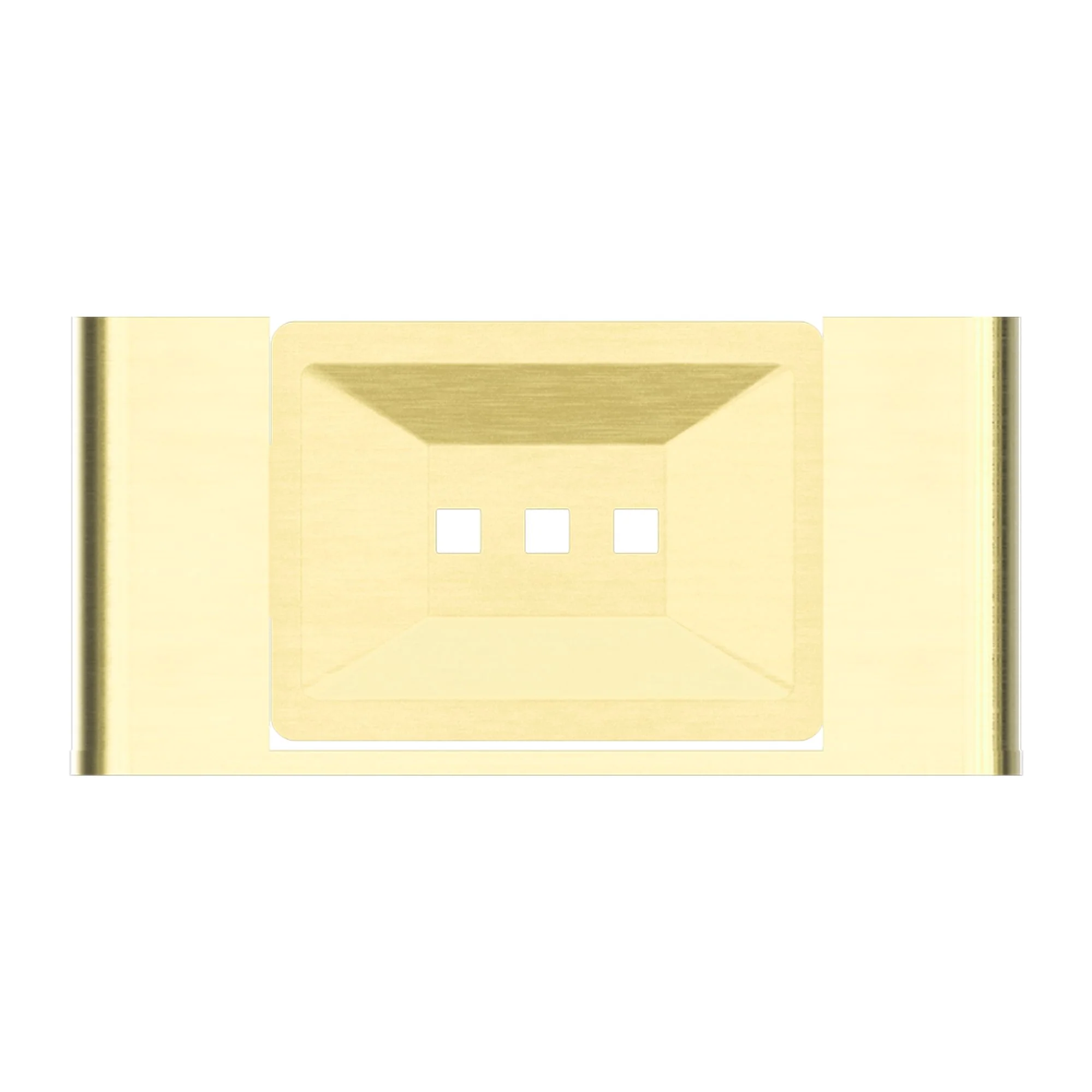 Nero Bianca Soap Dish Holder - Brushed Gold - Image 3