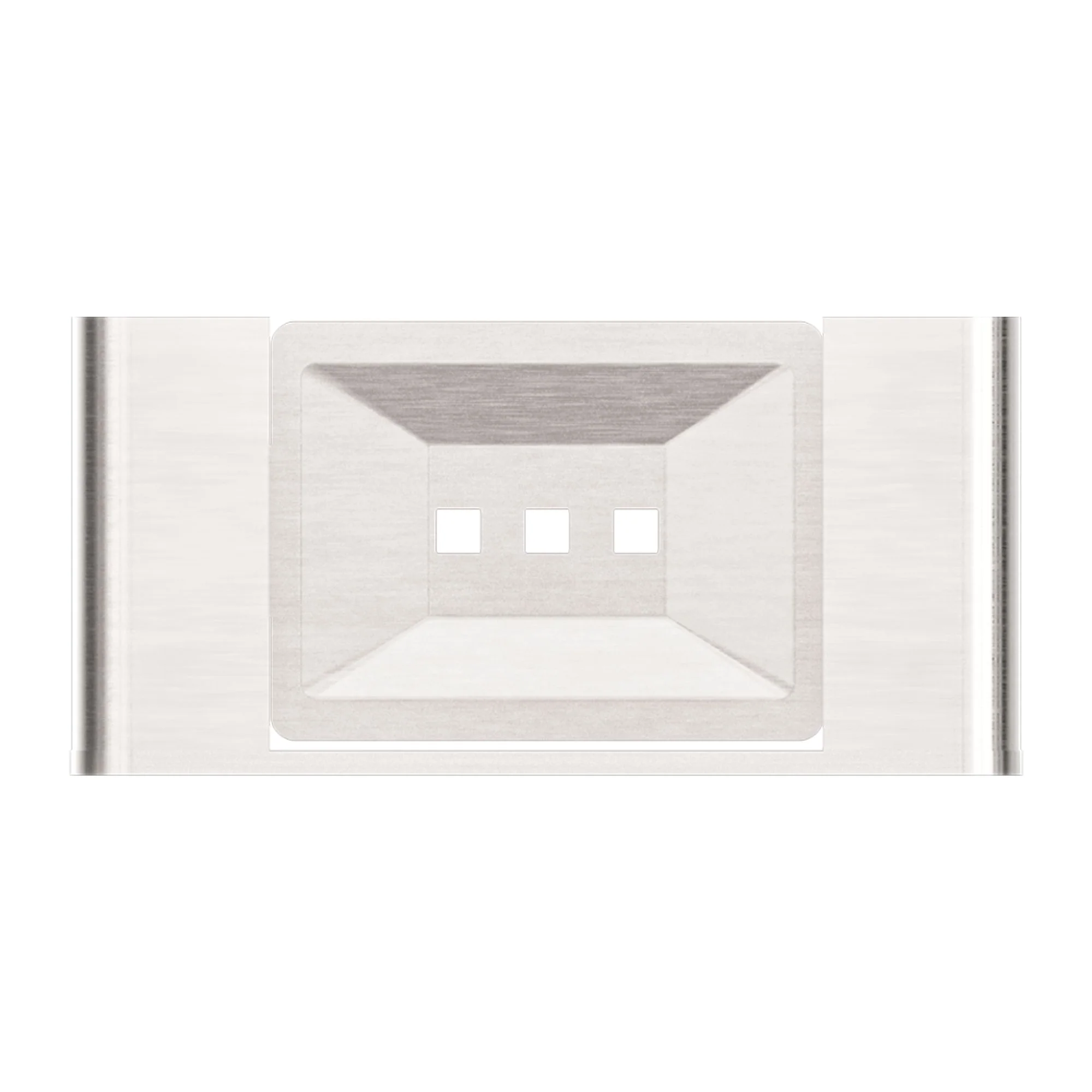 Nero Bianca Soap Dish Holder - Brushed Nickel - Image 3