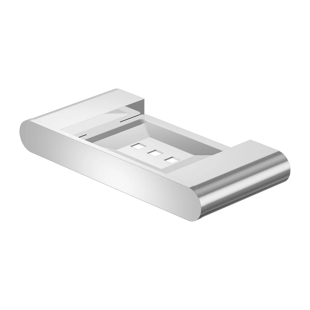 Nero Bianca Soap Dish Holder - Chrome