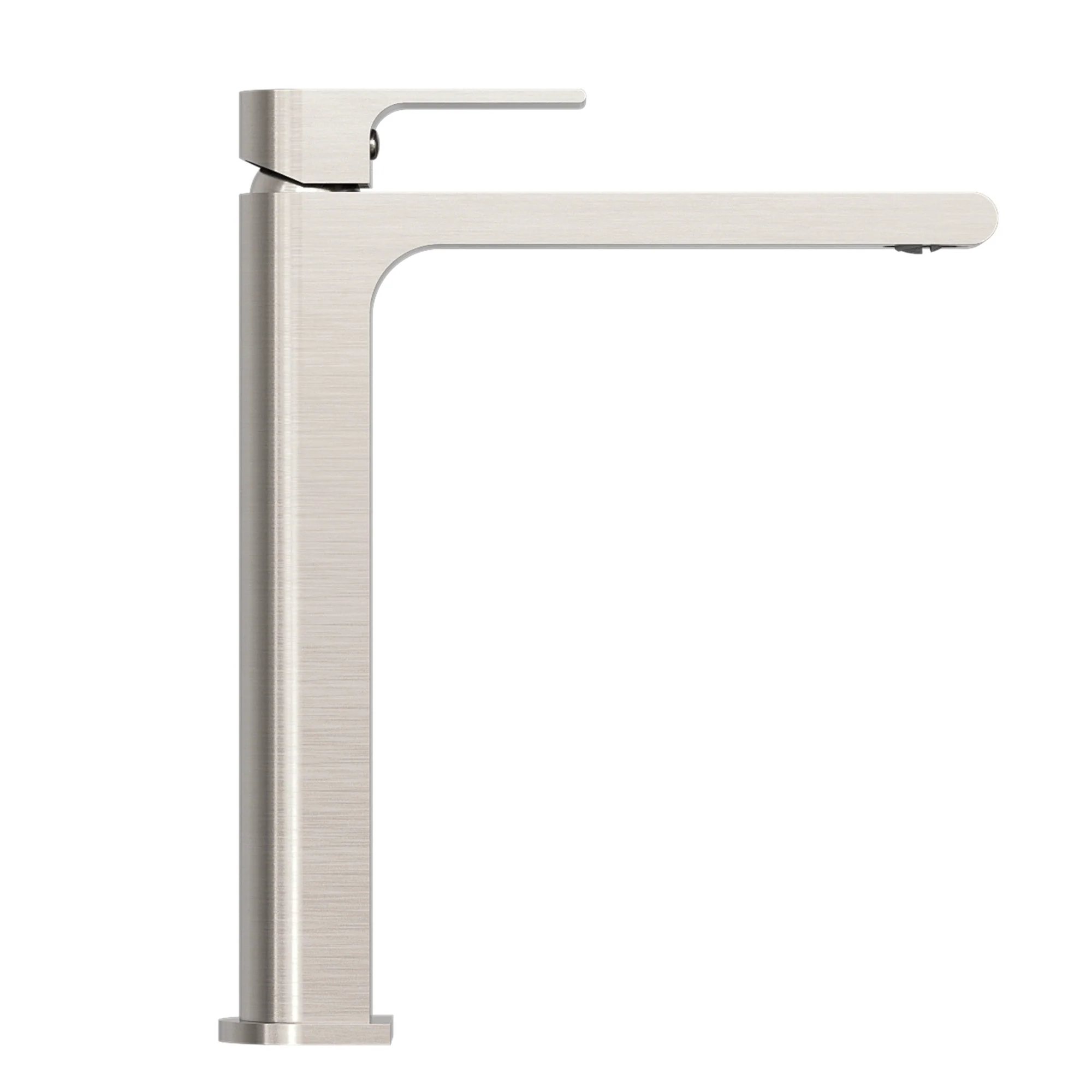 Nero Bianca Tall Basin Mixer - Brushed Nickel - Image 2