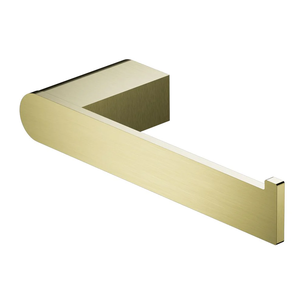 Nero Bianca Toilet Roll Holder - Brushed Gold